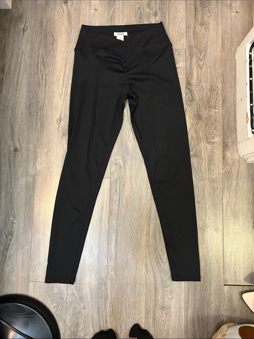 Garage Black High-Waist Leggings